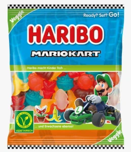 HARIBO Mariokart želé s příchutí ovoce a coly 160 g