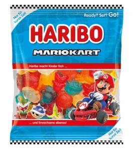 HARIBO Mariokart Ovocné a kola želé bonbony 160 g