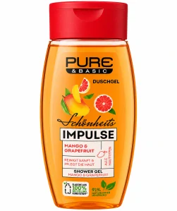 PURE & BASIC Duschgel Schönheits Impulse Mango & Grapefruit 250 ml