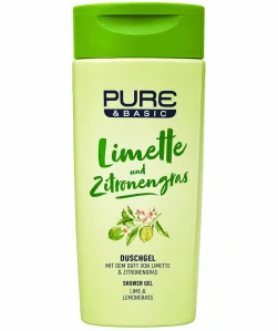PURE & BASIC Duschgel Limette und Zitronengras 400 ml