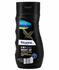 ELCURINA FOR MEN 5in1 Shower & Shampoo Night of Temptation 300 ml
