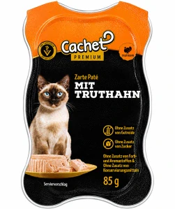 CACHET PREMIUM – Jemná paštika s krůtím masem pro dospělé kočky 85 g