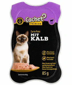 CACHET PREMIUM – Jemná paštika s telecím masem pro dospělé kočky 85 g