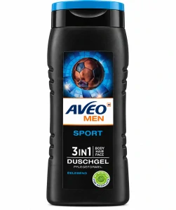 AVEO MEN Sport – pánský sprchový gel 3v1 300 ml
