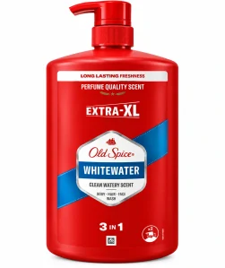 Old Spice Whitewater EXTRA-XL – pánský sprchový gel a šampon 3v1 s pumpičkou 1l