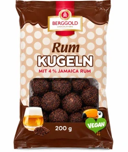 Berggold Rumové koule se 4 % jamajského rumu 200 g
