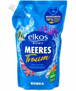 ELKOS Body Tekuté mýdlo – Meeres Traum (Mořský sen) – Náhradní náplň 1l