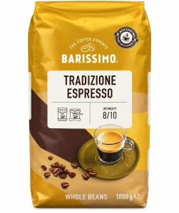 BARISSIMO Tradizione Espresso Pražená káva zrnková 1000 g