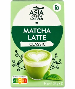 sia Green Garden Matcha Latte Klasik – instantní nápojový prášek s matcha čajem 84 g