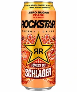 Rockstar Energetický nápoj Broskev /ZERO/ 500 ml