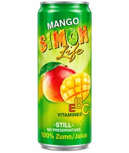 Simon Life Mango nesycený ovocný nápoj s vitamíny 330 ml