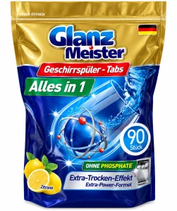 GlanzMeister tablety do myčky nádobí (90 ks)