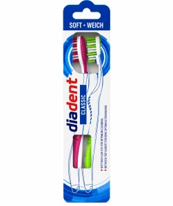 Diadent Classic – Zubní kartáčky Měkké (Soft) (2 ks)