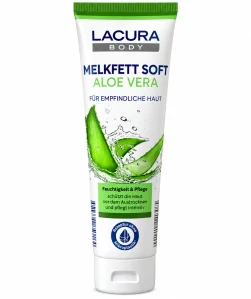 Lacura Body Melkfett Soft Aloe Vera – Tělový krém s Aloe Vera / Zvláčňující péče (150 ml)