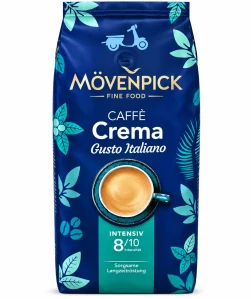 Mövenpick Caffè Crema Gusto Italiano pražená zrnková káva 1000 g