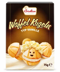 Crisbiss Oplatkové kuličky s vanilkovou náplní 75 g