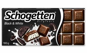 Schogetten Mléčná čokoláda s vanilkovým krémem a kakaovými sušenkami 100 g