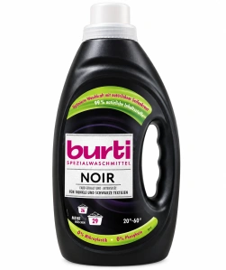 Burti Noir – Speciální prací gel pro tmavé a černé prádlo (1,45 l)