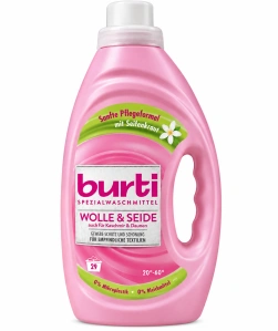 Burti Wolle & Seide – Speciální prací gel na vlnu, hedvábí, kašmír a peří (1,45 l)