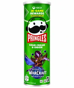 PRINGLES SOUR CREAM & ONION (World of Warcraft Edition) - bramborový snack s příchutí zakysané smetany a cibule 165 g