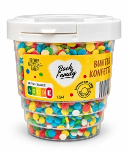 Back Family Cukrové zdobení barevné konfety 65 g