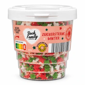 Back Family Cukrové zdobení barevné hvězdičky - ZIMA 60 g