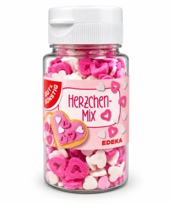 Gut & Günstig Cukrový dekor – mix srdíček 57 g