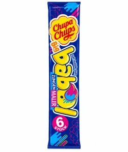 Chupa Chups Big Babol Zungen-Maler žvýkačky s příchutí modré maliny 27,6 g