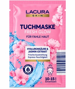 Lacura Skin Textilní pleťová maska Fresh Glow (1 ks)