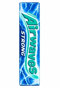 Airwaves Strong Žvýkačky bez cukru s mentolem a eukalyptovou příchutí