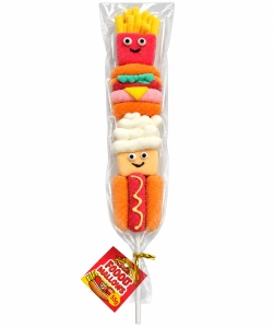 Fast Food Mallows Pocukrovaný maršmeloun na špízu 55 g