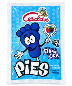 Cerdán Pies Dip & Lick – Lízátko s práskacím práškem s příchutí lesního ovoce 20 g