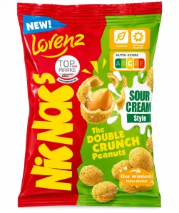 Lorenz NicNac's Arašídy v křupavém těstíčku s příchutí zakysané smetany 110 g