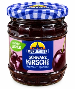Mühlhäuser Konfitura z černých třešní Extra 450 g