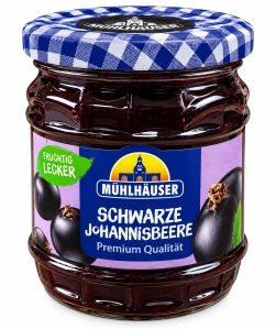 Mühlhäuser Konfitura z černého rybízu Extra 450 g