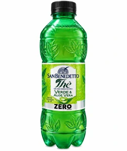 SAN BENEDETTO Nealkoholický nápoj s extraktem zeleného čaje a aloe vera, se sladidly, bez přidaného cukru 500 ml