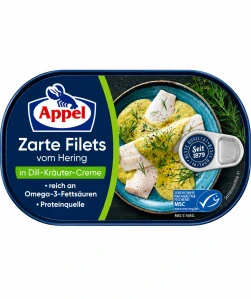 Appel Jemné filety ze sledě v koprové bylinkové krémové omáčce 200g