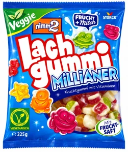 nimm2 Lachgummi Millianer Ovocné želé bonbóny s mléčnou vrstvou a vitamíny 250 g