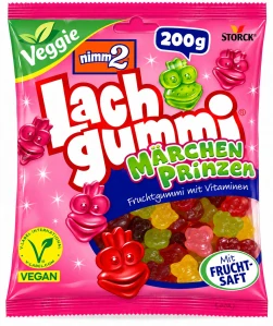 nimm2 Lachgummi Märchenprinzen Ovocné želé bonbóny s vitamíny 300g