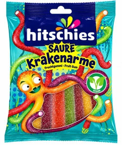 hitschies Kyselé chobotničky - Kyselé chapadla krakatice plněné ovocné želé 125 g