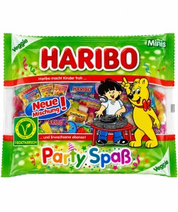HARIBO Party Spaß Minis - Vegetariánský párty mix malých sáčků (400 g)