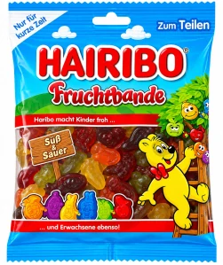 HARIBO Fruchtbande Ovocné želé bonbóny se sladko-kyselou příchutí 160 g