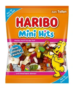 HARIBO Mini Hits - Směs ovocného želé a pěnových cukrovinek v mini provedení 160 g