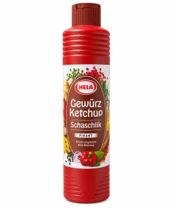 Hela Kořeněný kečup Šašlik pikantní (800 ml)