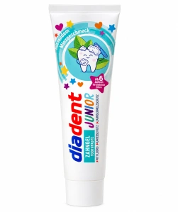 Diadent Junior Dětský zubní gel s jemnou mátovou příchutí od 6 let (100 ml)