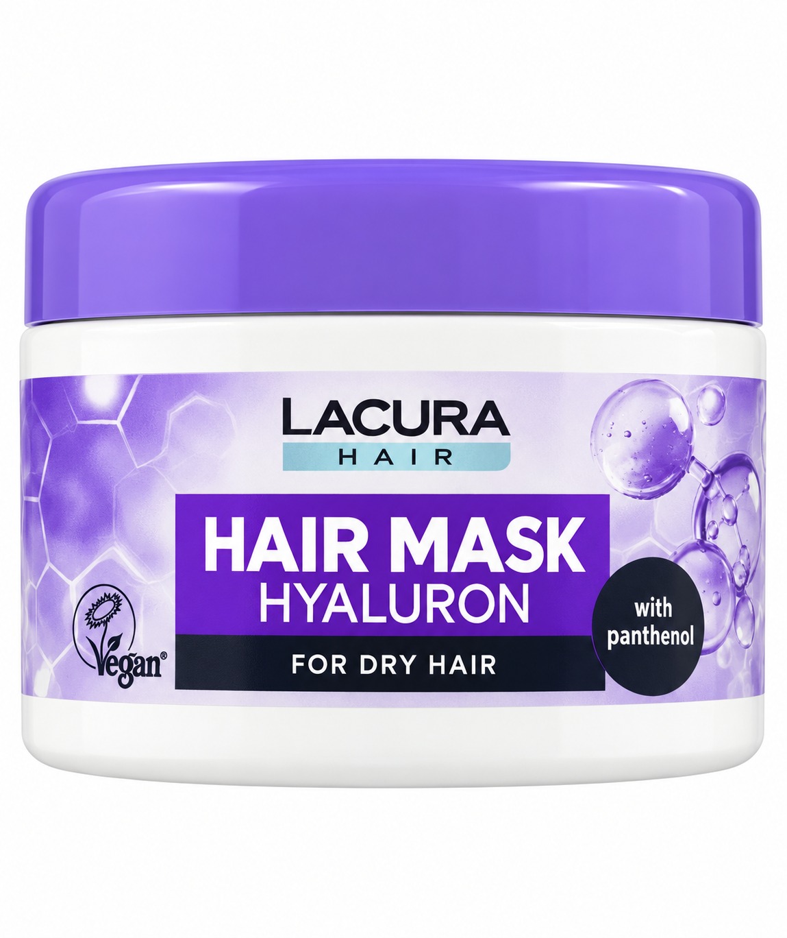 Lacura Hair Maska na vlasy Hyaluron pro suché vlasy s panthenolem 300 ml