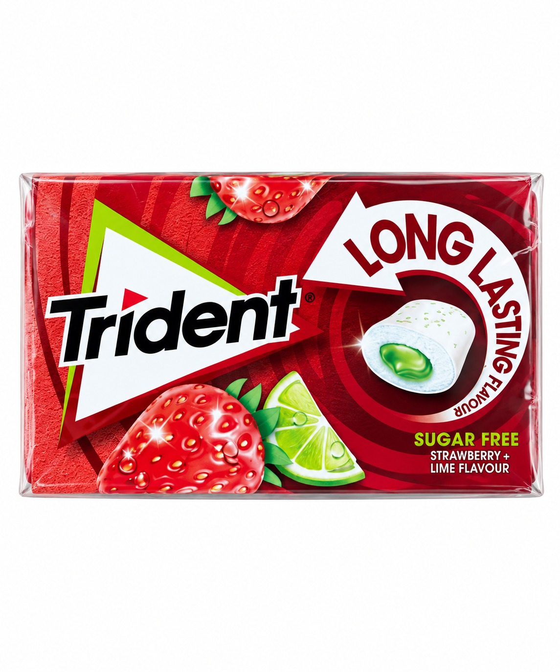 Trident Žvýkačky bez cukru Jahoda a Limetka 22 g