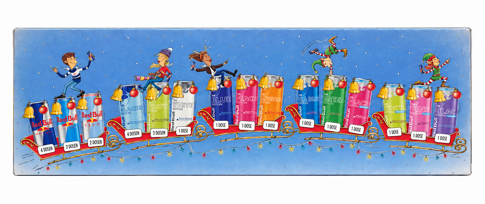 Red Bull Německý adventní kalendář (24× 250 ml)