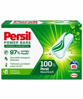 PERSIL Power Bars Universal Waschmittel (45 pracích dávek) 1327,5 g