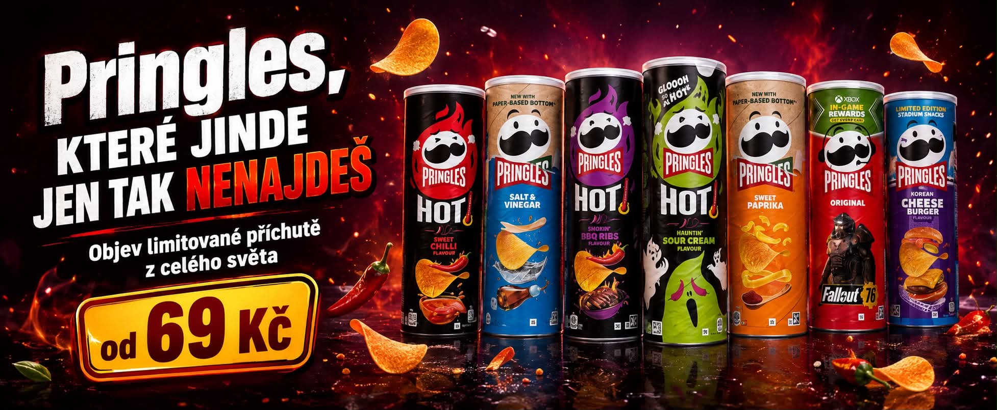 Pringles – výběr příchutí